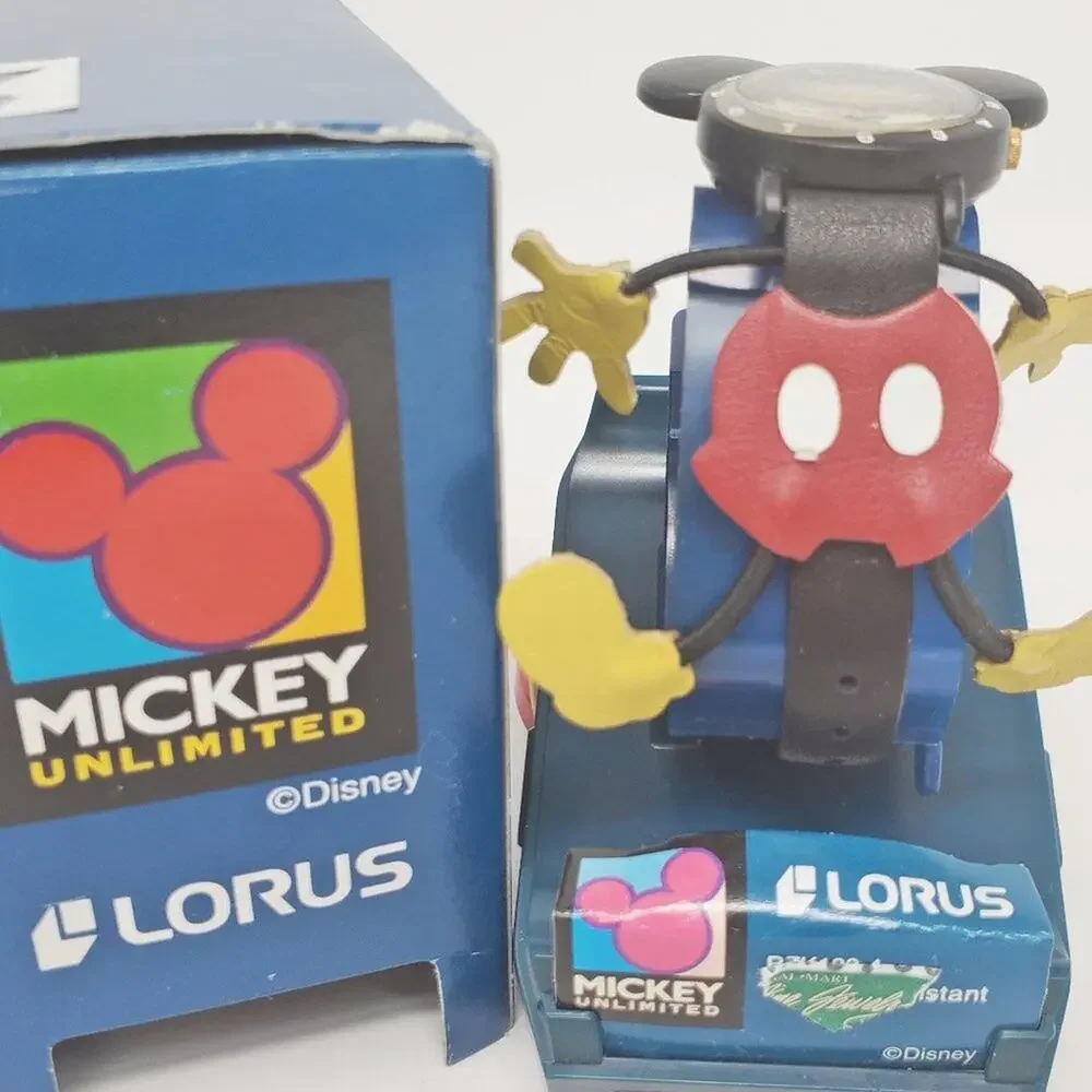 Disney X Lorus Mickey Mouse Vintage Full Body Watch NOS